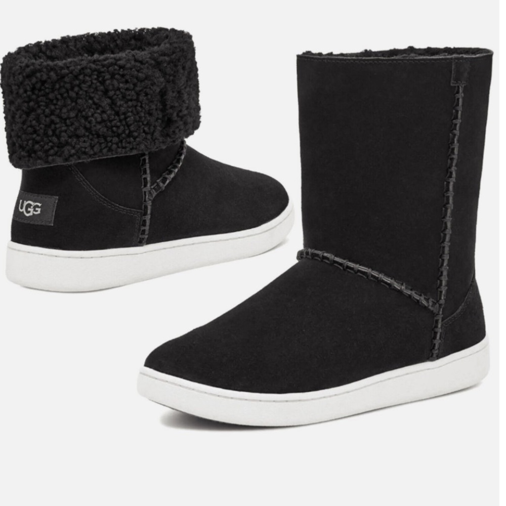 UGG Mika Boots/Sneaker in black. Size 8.5 US women’s. Brand new, never worn.